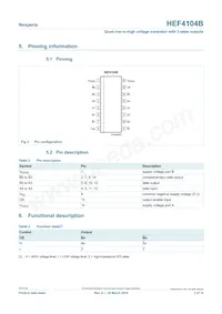 HEF4104BP Datenblatt Seite 3