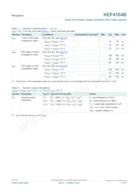 HEF4104BP Datasheet Page 7