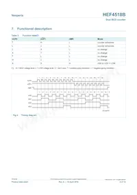 HEF4518BP Datasheet Page 4