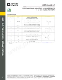 HMC1044LP3ETR Datasheet Page 7