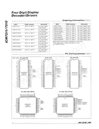 ICM7211MIPL+ Datasheet Pagina 4