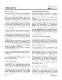 IP1201TRPBF Datasheet Pagina 14