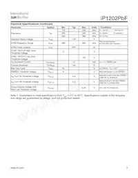 IP1202TRPBF Datasheet Page 3