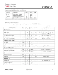 IP1206TRPBF Datasheet Pagina 3