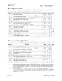 IR21141SSPBF Datasheet Page 2