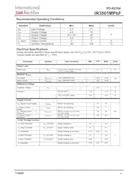IR3801MTR1PBF Datasheet Page 5