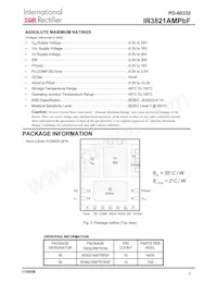 IR3821AMTR1PBF 데이터 시트 페이지 2