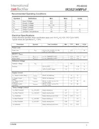 IR3821AMTR1PBF Datasheet Page 5