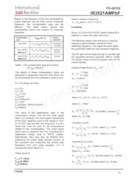 IR3821AMTR1PBF Datasheet Page 15