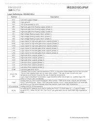 IRS26310DJTRPBF Datasheet Page 13