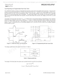 IRS26310DJTRPBF 데이터 시트 페이지 22