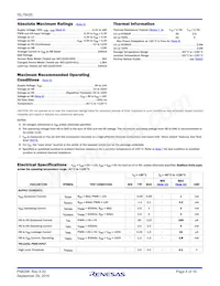 ISL78420ARTBZ-T Datasheet Page 4