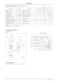 LA5744-HK-E Datasheet Page 2