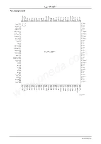 LC74736PT-E Datasheet Page 4