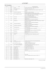 LC74736PT-E Datasheet Page 5