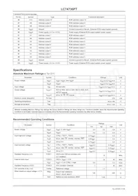 LC74736PT-E Datasheet Page 7