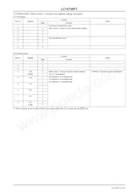 LC74736PT-E Datasheet Page 16