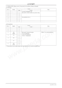 LC74736PT-E Datasheet Page 17