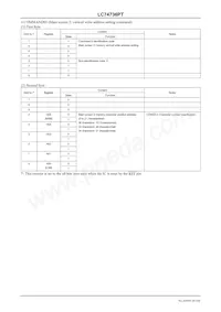 LC74736PT-E Datasheet Pagina 18