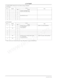 LC74736PT-E Datasheet Page 19