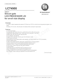 LC749000PT-8B15H Datenblatt Cover