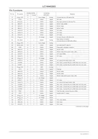 LC749402BG-TLM-H數據表 頁面 6