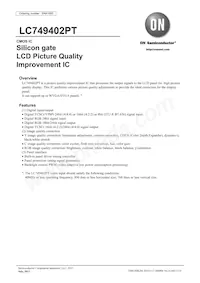 LC749402PT-H Datenblatt Cover