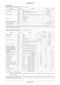LC75806PTS-T-H數據表 頁面 2