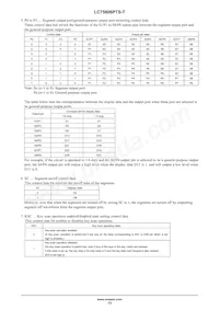 LC75806PTS-T-H Datasheet Page 13