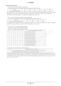 LC75808W-SH-E Datasheet Page 14