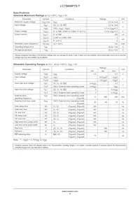 LC75809PTS-T-H Datasheet Pagina 2