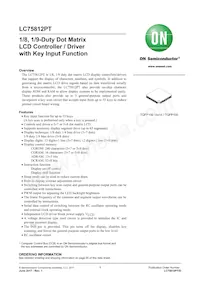 LC75812PT-8565-H Datasheet Cover