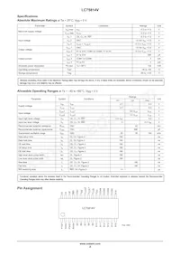 LC75814V-TLM-E Datasheet Pagina 2