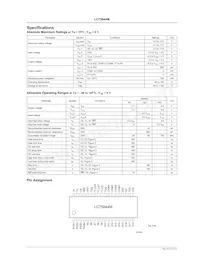 LC75844M-E數據表 頁面 2