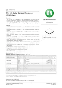 LC75847TS-E Datasheet Cover