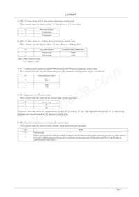 LC75847TS-E Datasheet Page 13