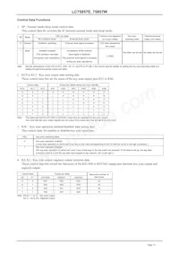 LC75857W-E Datasheet Pagina 12