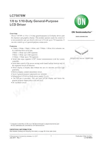 LC75878W-E Datasheet Cover