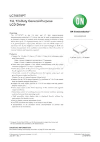 LC75879PTS-T-H Datasheet Cover