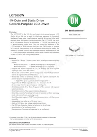 LC75890W-2H Datasheet Cover