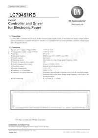 LC79451KB-X2T Datasheet Cover