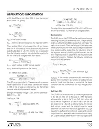 LT1501IS8-5 Datasheet Page 13