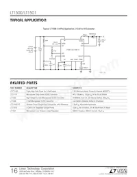 LT1501IS8-5數據表 頁面 16