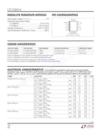 LTC1069-6IS8 Datasheet Page 2