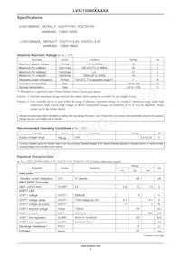 LV52130N4XA-VH Datasheet Page 2