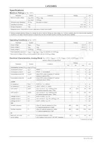 LV5230BG-TLM-H數據表 頁面 2