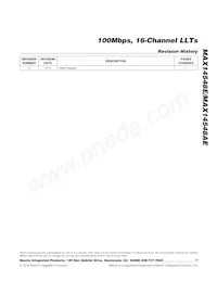 MAX14548EEWL+T Datasheet Page 17
