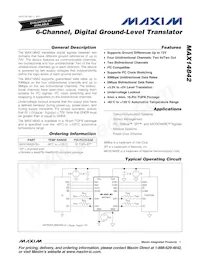 MAX14842ATE+T Datasheet Cover