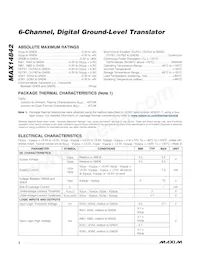 MAX14842ATE+T Datasheet Page 2