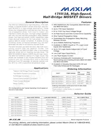 MAX15012DASA+T Datasheet Cover